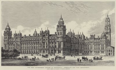 Les nouveaux bureaux du gouvernement à Whitehall, ministère de la Marine et ministère de la Guerre - Frank Watkins